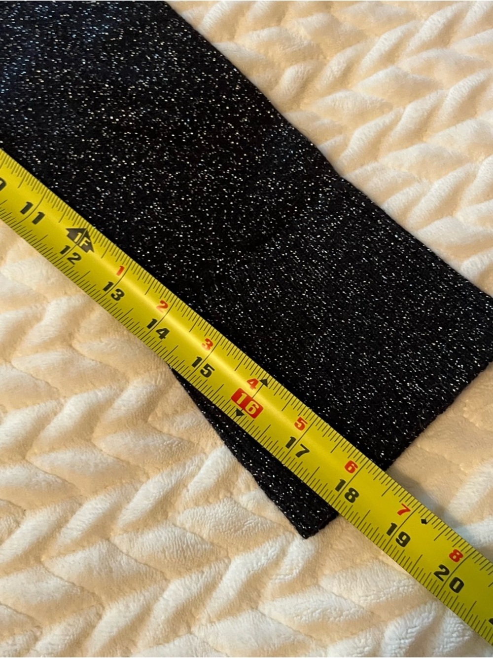 White House black market, midnight, black sparkle, sweater dress size Medium - Picture 7 of 9